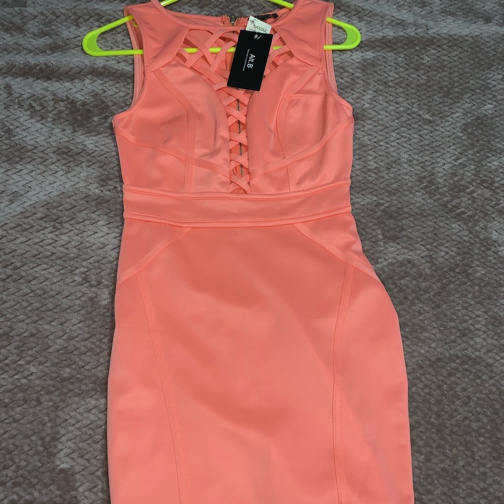 Coral dress